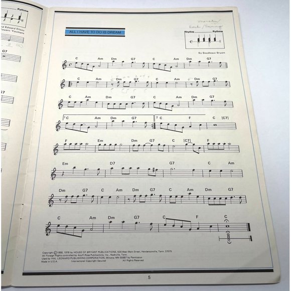 Yamaha Repertoire Favorite Pops Piano Songbook Sheet Music 17 Songs 1976 - Picture 3 of 6